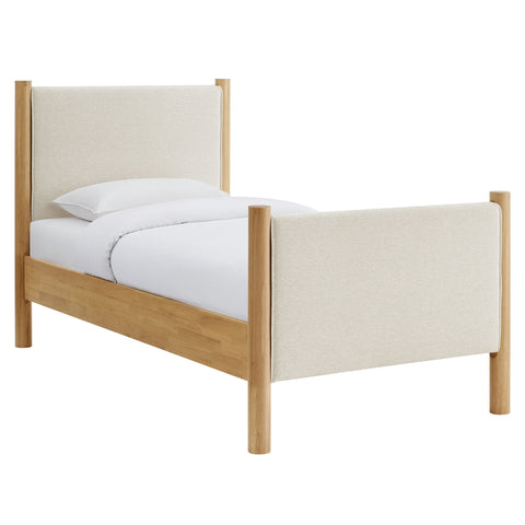 Modway Maven Twin Size Fabric Upholstered Platform Bed  