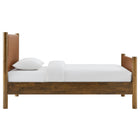 Modway Maven Twin Size Vegan Leather Upholstered Platform Bed