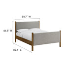 Modway Maven Full Size Fabric Upholstered Platform Bed