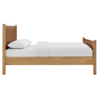 Modway Maven Full Size Vegan Leather Upholstered Platform Bed