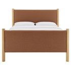 Modway Maven Full Size Vegan Leather Upholstered Platform Bed