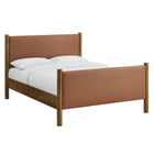 Modway Maven Full Size Vegan Leather Upholstered Platform Bed  