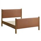 Modway Maven Full Size Vegan Leather Upholstered Platform Bed