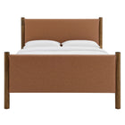 Modway Maven Full Size Vegan Leather Upholstered Platform Bed