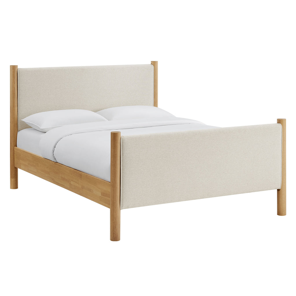 Modway Maven Queen Size Fabric Upholstered Platform Bed  
