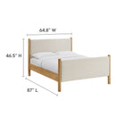 Modway Maven Queen Size Fabric Upholstered Platform Bed