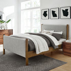 Modway Maven Queen Size Fabric Upholstered Platform Bed