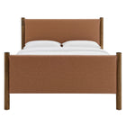 Modway Maven Queen Size Vegan Leather Upholstered Platform Bed