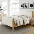 Modway Maven Queen Size Boucle Upholstered Platform Bed
