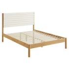Modway Olea Channel Tufted Boucle Solid Wood Queen Platform Bed