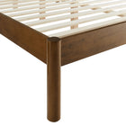 Modway Olea Channel Tufted Boucle Solid Wood Queen Platform Bed