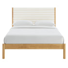 Modway Olea Channel Tufted Boucle Solid Wood King Platform Bed