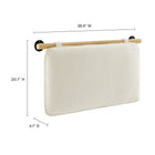 Modway Anela Wall-Mounted Chenille Upholstered Twin Headboard
