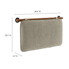 Modway Anela Wall-Mounted Chenille Upholstered Twin Headboard