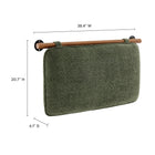 Modway Anela Wall-Mounted Chenille Upholstered Twin Headboard