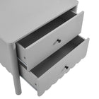 Modway Emmeline Scalloped 2-Drawer Nightstand