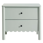 Modway Emmeline Scalloped 2-Drawer Nightstand