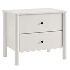 Modway Emmeline Scalloped 2-Drawer Nightstand  