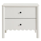 Modway Emmeline Scalloped 2-Drawer Nightstand