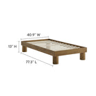 Modway Runa Wood Twin Platform Bed