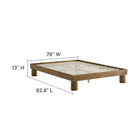 Modway Runa Wood King Platform Bed