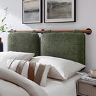 Modway Anela Wall-Mounted Chenille Upholstered Queen Headboard