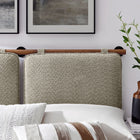 Modway Anela Wall-Mounted Chenille Upholstered King Size Headboard