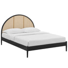 Modway Odette Queen Arched Rattan Cane Platform Bed  