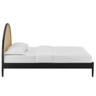 Modway Odette Queen Arched Rattan Cane Platform Bed