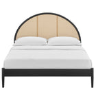 Modway Odette Queen Arched Rattan Cane Platform Bed