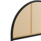 Modway Odette Queen Arched Rattan Cane Platform Bed