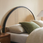 Modway Odette Queen Arched Rattan Cane Platform Bed