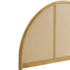 Modway Odette Queen Arched Rattan Cane Platform Bed