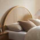 Modway Odette Queen Arched Rattan Cane Platform Bed
