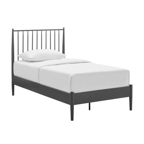 Modway Adair Spindle Metal Twin Platform Bed  