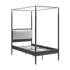 Modway Marlowe 4-Poster Canopy Metal Twin Platform Bed