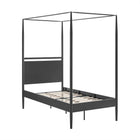 Modway Marlowe 4-Poster Canopy Metal Twin Platform Bed