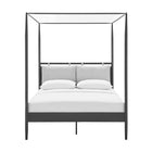 Modway Marlowe 4-Poster Canopy Metal Queen Platform Bed
