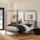 Modway Marlowe 4-Poster Canopy Metal Queen Platform Bed