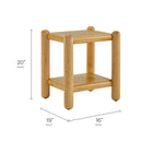 Modway Arcus Rectangular 2-Tier Side Table