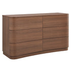 Modway Mirae 6-Drawer Curved Dresser  