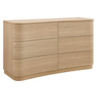 Modway Mirae 6-Drawer Curved Dresser  
