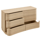 Modway Mirae 6-Drawer Curved Dresser