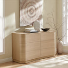 Modway Mirae 6-Drawer Curved Dresser