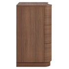 Modway Mirae 3-Drawer Curved Compact Dresser