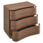 Modway Mirae 3-Drawer Curved Compact Dresser