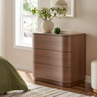 Modway Mirae 3-Drawer Curved Compact Dresser