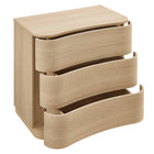 Modway Mirae 3-Drawer Curved Compact Dresser