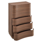 Modway Mirae 5-Drawer Curved Dresser Chest of Drawers