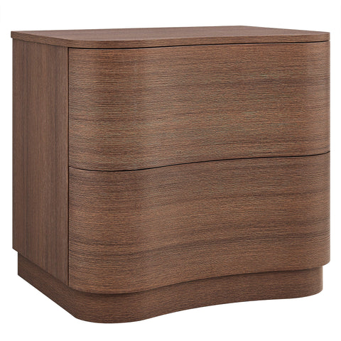 Modway Mirae 2-Drawer Curved Nightstand  